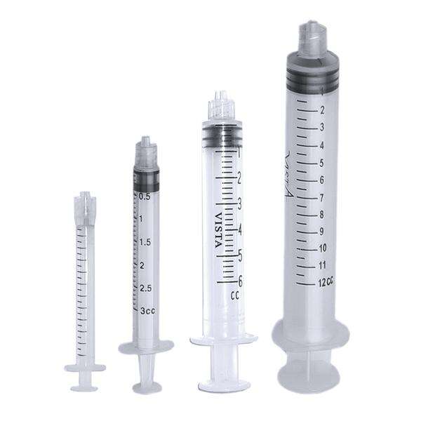Syringe 12cc Luer Lock _ 100/Bg, 12 BG/CA